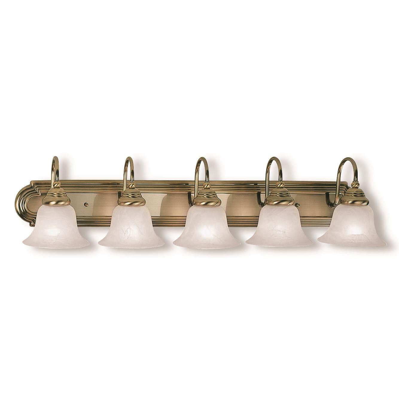Belmont 36 Inch 5 Light Bath Vanity Light by Livex Lighting